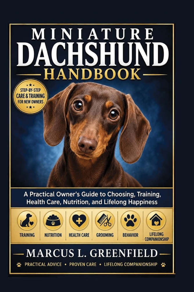 Miniature Dachshund Handbook: A Practical Owner's Guide to Choosing, Training, Health Care, Nutrition, and Lifelong Happiness cover