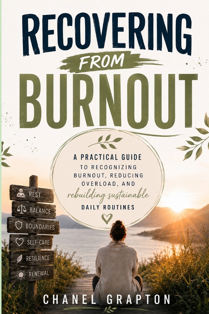 Recovering from Burnout: A Practical Guide to Recognizing Burnout, Reducing Overload, and Rebuilding Sustainable Daily Routines cover