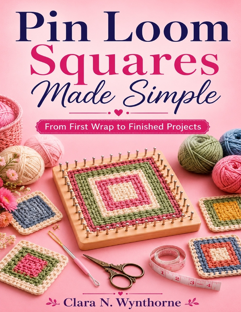 Pin Loom Squares Made Simple: From First Wrap to Finished Projects cover