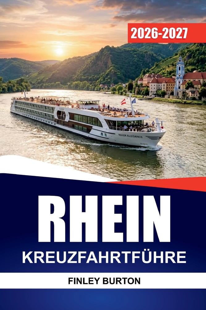 Rhein Kreuzfahrtführer 2026 - 2027: Schlösser, Weinberge, Tagesausflüge und Bordtipps für Köln, Koblenz, Straßburg und Basel cover