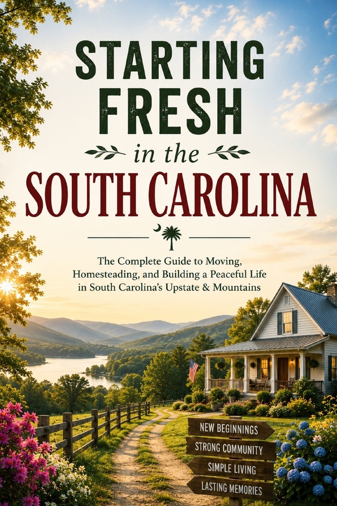 Starting Fresh in South Carolina: The Complete Guide to Moving, Homesteading, and Building a Peaceful Life in South Carolina's Upstate & Mountains cover