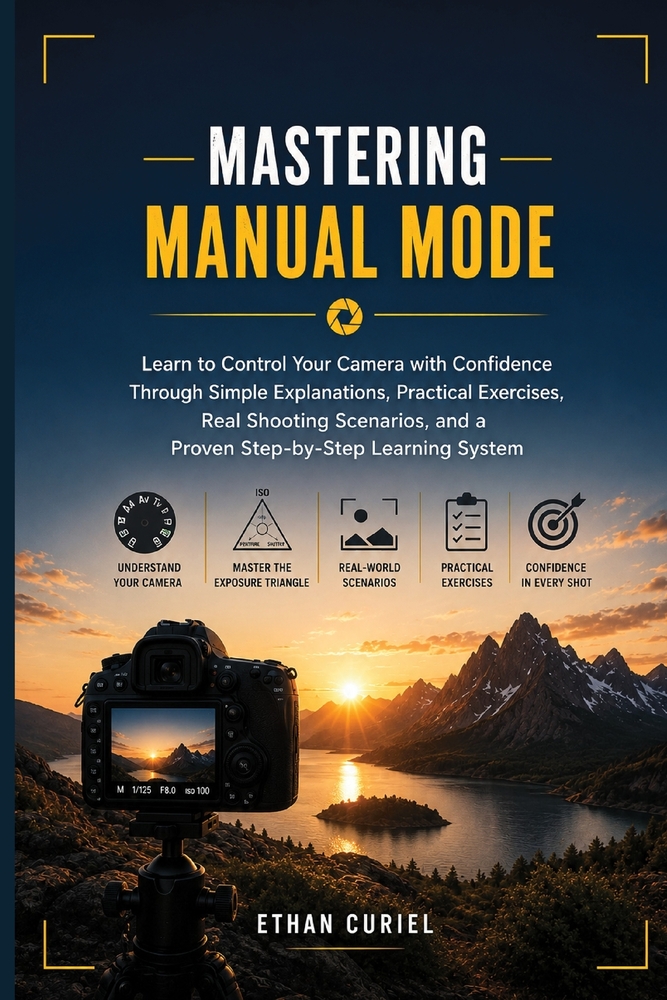 Mastering Manual Mode: Learn to Control Your Camera with Confidence Through Simple Explanations, Practical Exercises, Real Shooting Scenarios, and a P cover
