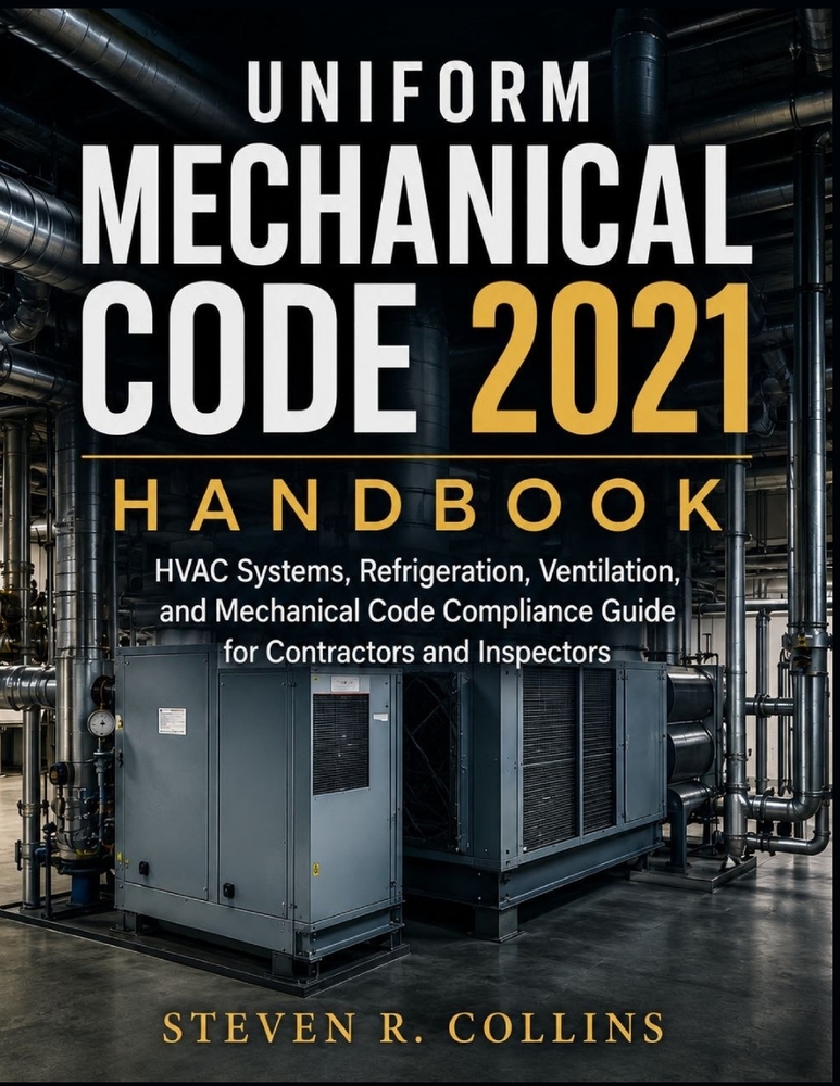 Uniform Mechanical Code 2021 Handbook: HVAC Systems, Refrigeration, Ventilation, and Mechanical Code Compliance Guide for Contractors and Inspectors cover