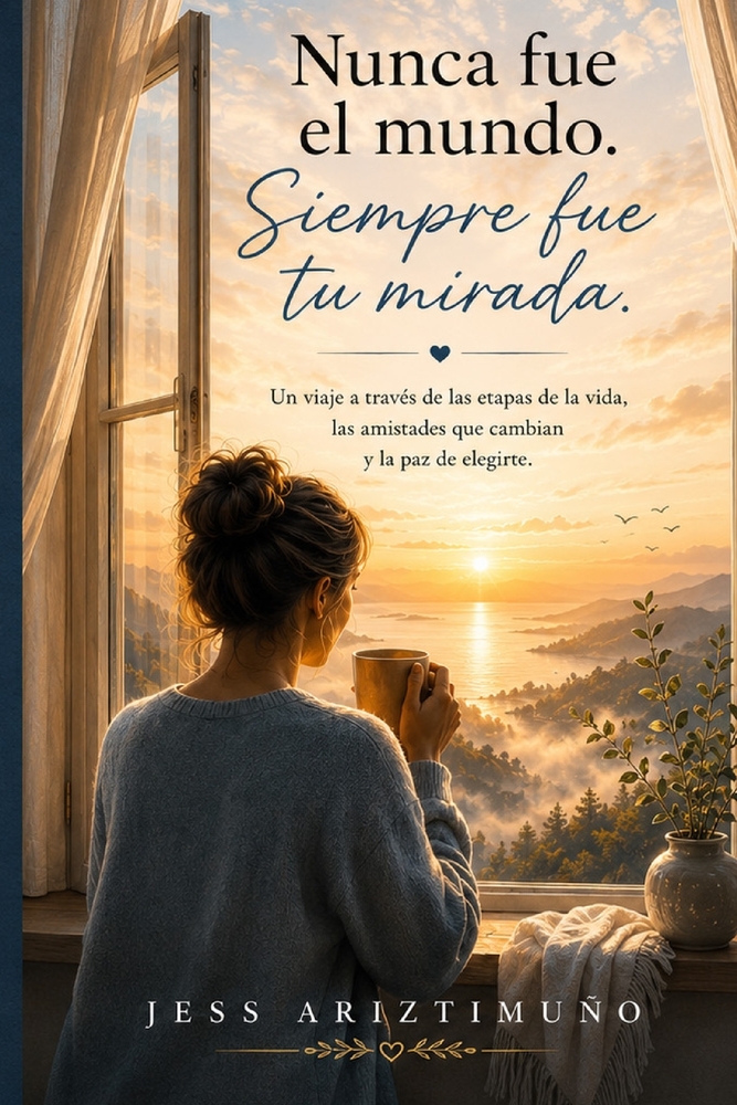 Nunca fue el mundo. Siempre fue tu mirada: Un viaje a través de las etapas de la vida, las amistades que cambian y la paz de elegirte. cover