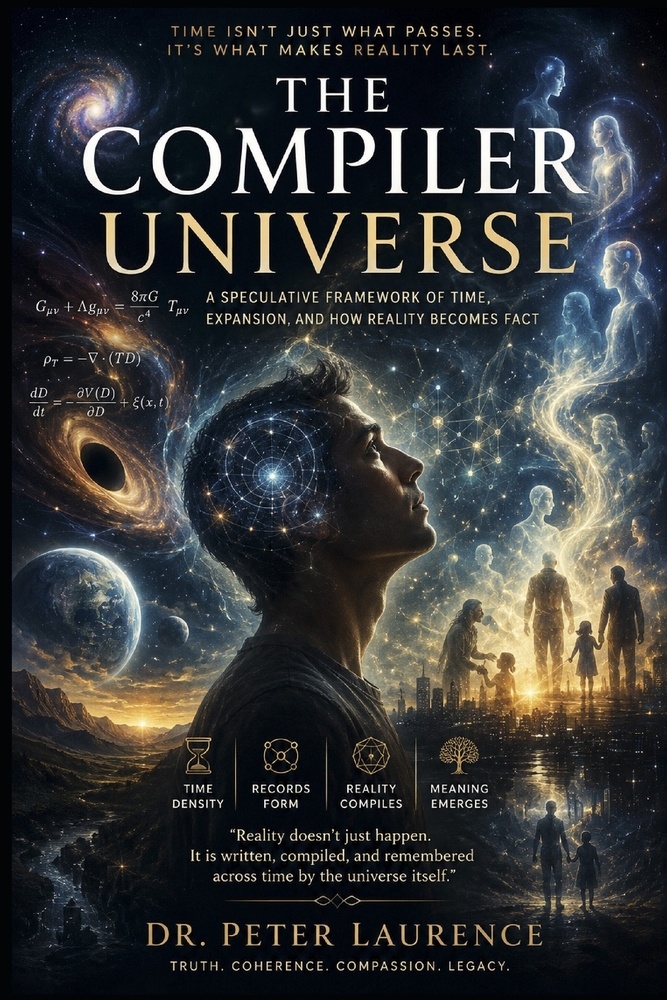 The Compiler Universe: A Framework of Time, Expansion, and How Reality Becomes Fact cover