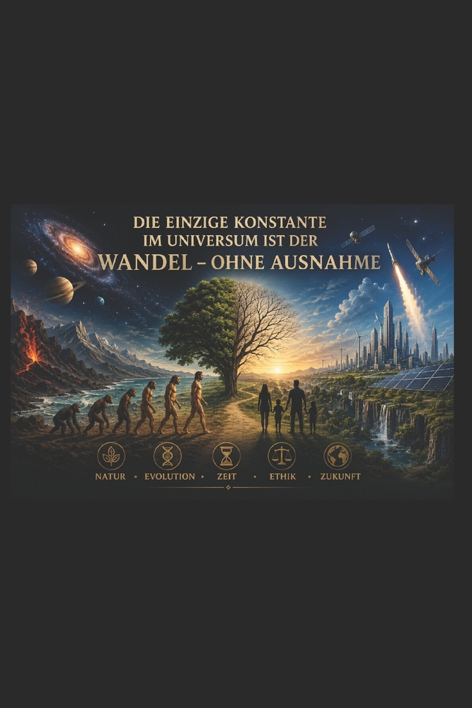 Die Einzige Konstante Im Universum Ist Der Wandel - Ohne Ausnahme: Natur - Evolution - Zeit - Ethik - Zukunft cover