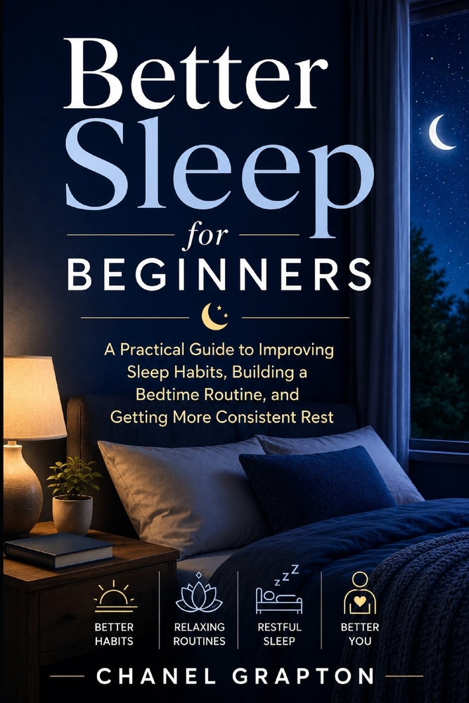 Better Sleep for Beginners: A Practical Guide to Improving Sleep Habits, Building a Bedtime Routine, and Getting More Consistent Rest cover