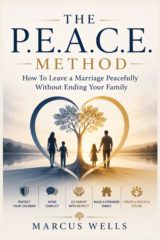 How To Leave a Marriage Peacefully Without Ending Your Family: A Practical Guide to Protect Your Children, Avoid Conflict, Co-Parent With Respect, and cover