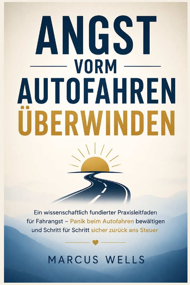 Angst vorm Autofahren überwinden: Ein wissenschaftlich fundierter Praxisleitfaden für Fahrangst - Panik beim Autofahren bewältigen und Schritt für Sch cover