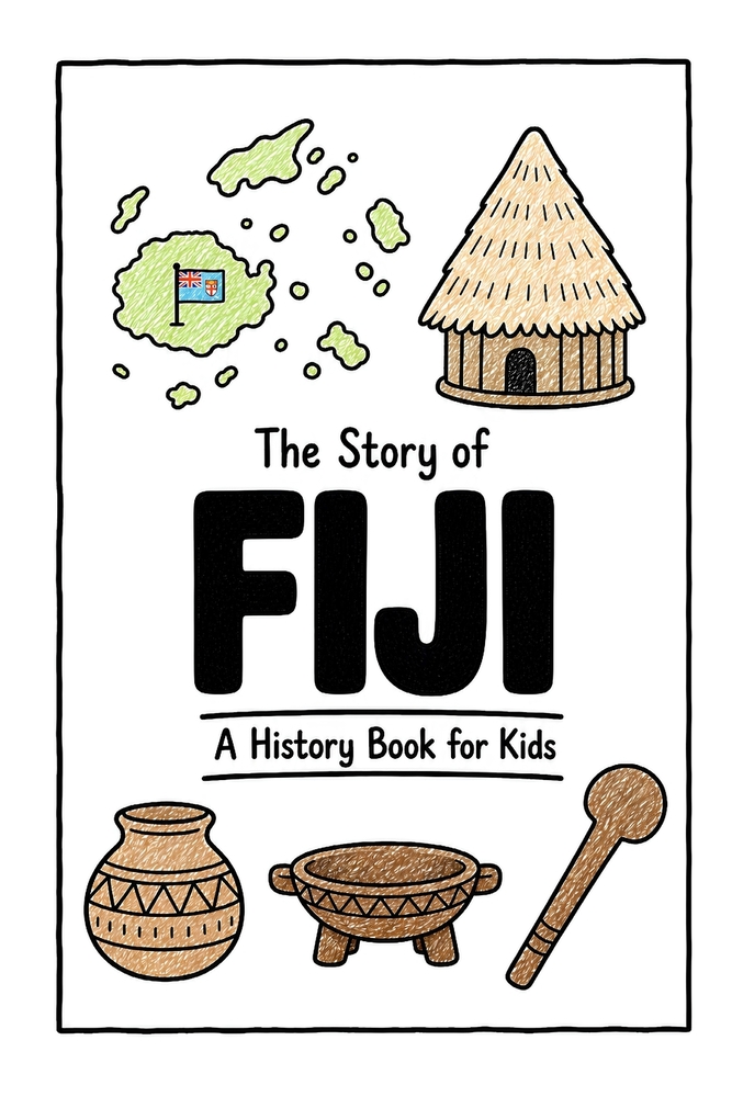 The Story of Fiji - A History Book for Kids: A Fun, Educational, and Illustrated Journey Through Fijian History for Children and Curious Minds cover