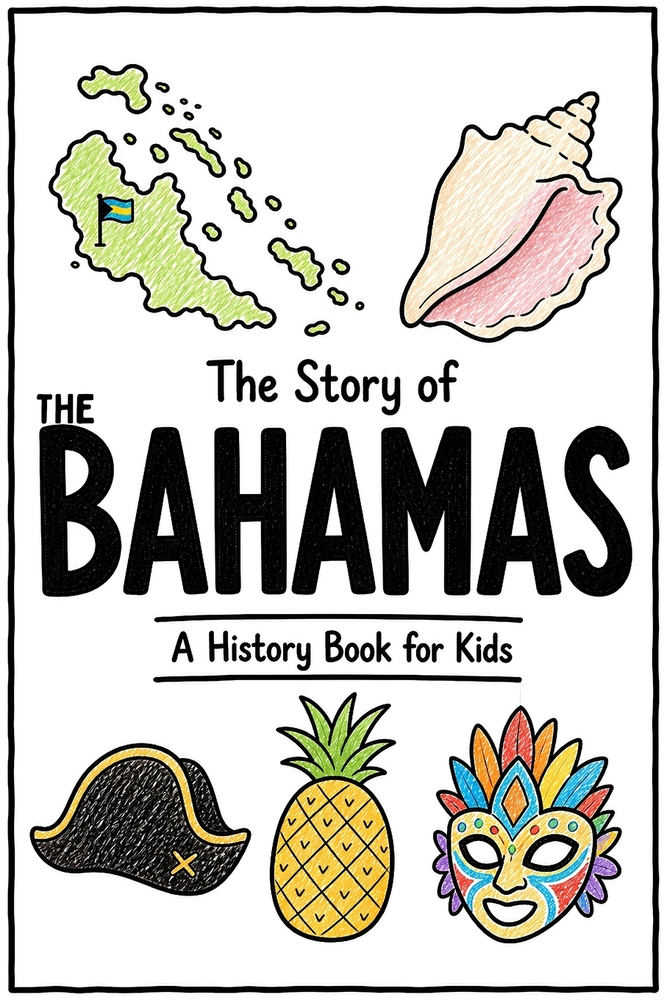 The Story of The Bahamas - A History Book for Kids: A Fun, Educational, and Illustrated Journey Through Bahamian History for Children and Curious Mind cover