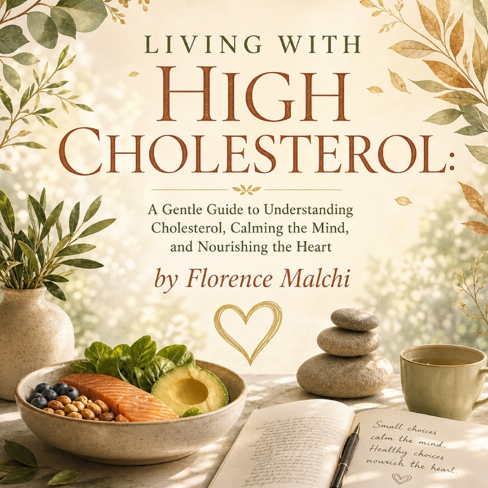 Living With High Cholesterol: A Gentle Guide to Understanding Cholesterol, Calming the Mind, and Nourishing the Heart cover