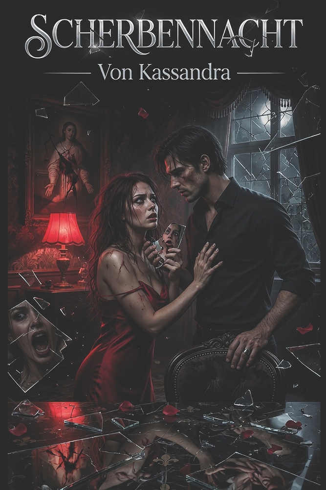 Scherbennacht: Ein dunkler Dark Romance Roman über obsessive Leidenschaft und Macht cover