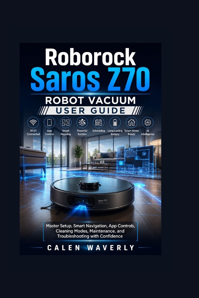 Roborock Saros Z70 Robot Vacuum User Guide: Master Setup, Smart Navigation, App Controls, Cleaning Modes, Maintenance, and Troubleshooting with Confid cover