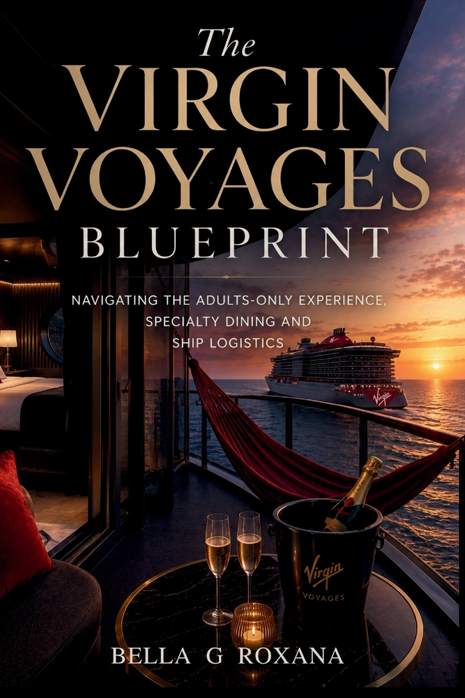 Virgin Voyages Blueprint: Navigating the Adults-Only Cruise Experience, Specialty Dining, VIP RockStar Status and Ship Logistics cover