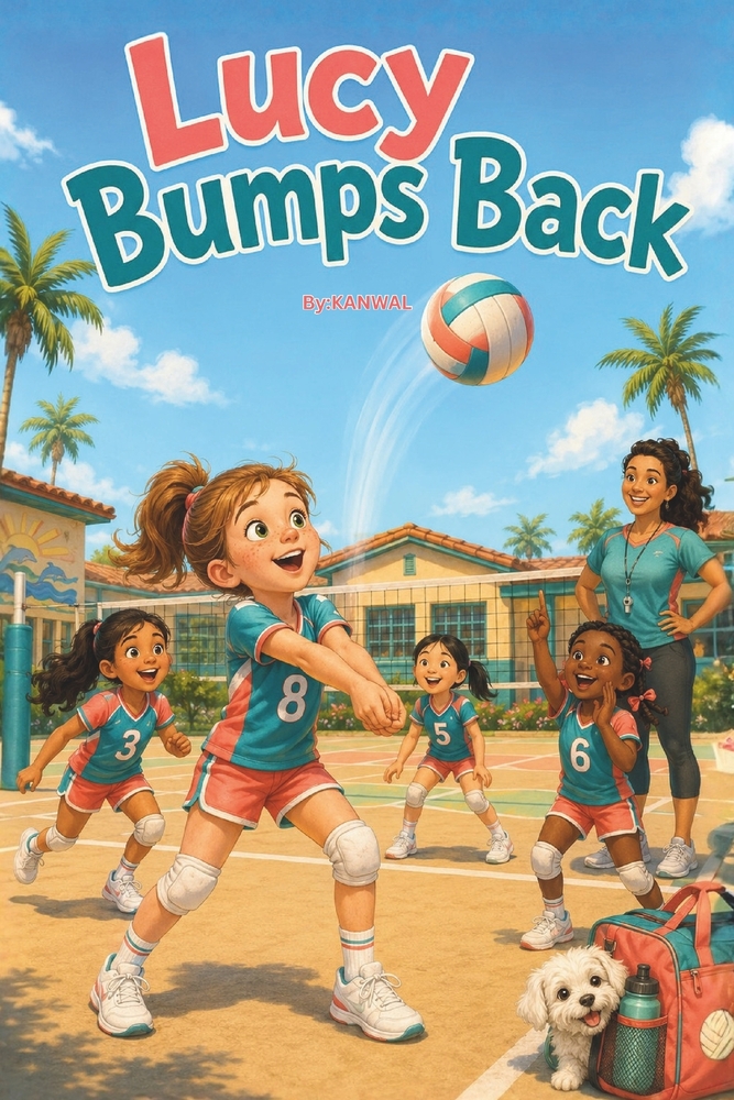Lucy Bounce Back: A Funny and Inspiring Girls' Volleyball Story About Confidence, Teamwork, Friendship, and Trying Again cover