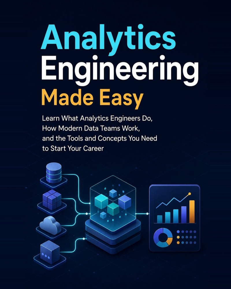 Analytics Engineering Made Easy: Learn What Analytics Engineers Do, How Modern Data Teams Work, and the Tools and Concepts You Need to Start Your Care cover