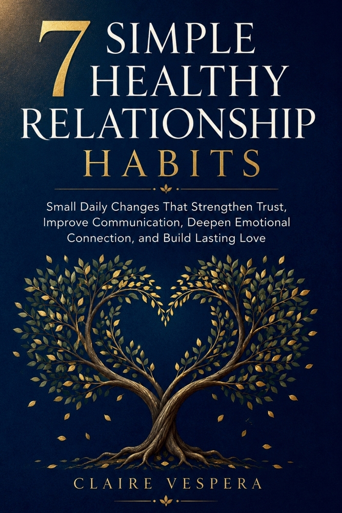 7 Simple Healthy Relationship Habits: Small Daily Changes That Strengthen Trust, Improve Communication, Deepen Emotional Connection, and Build Lasting cover