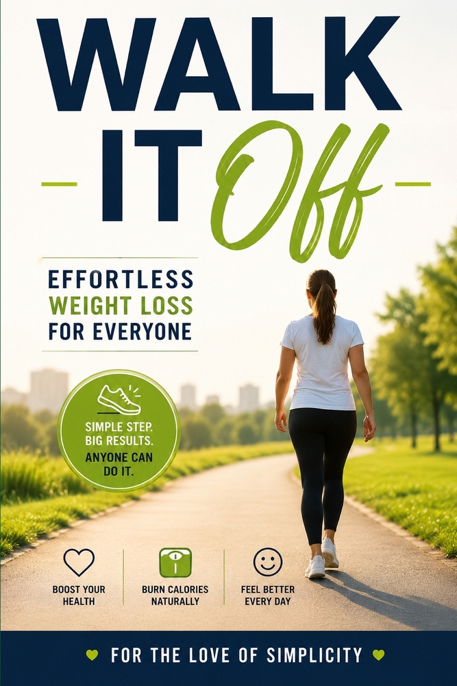 Walk It Off: Effortless Weight Loss for Everyone - A Simple, Sustainable Guide to Shedding Pounds One Step at a Time cover