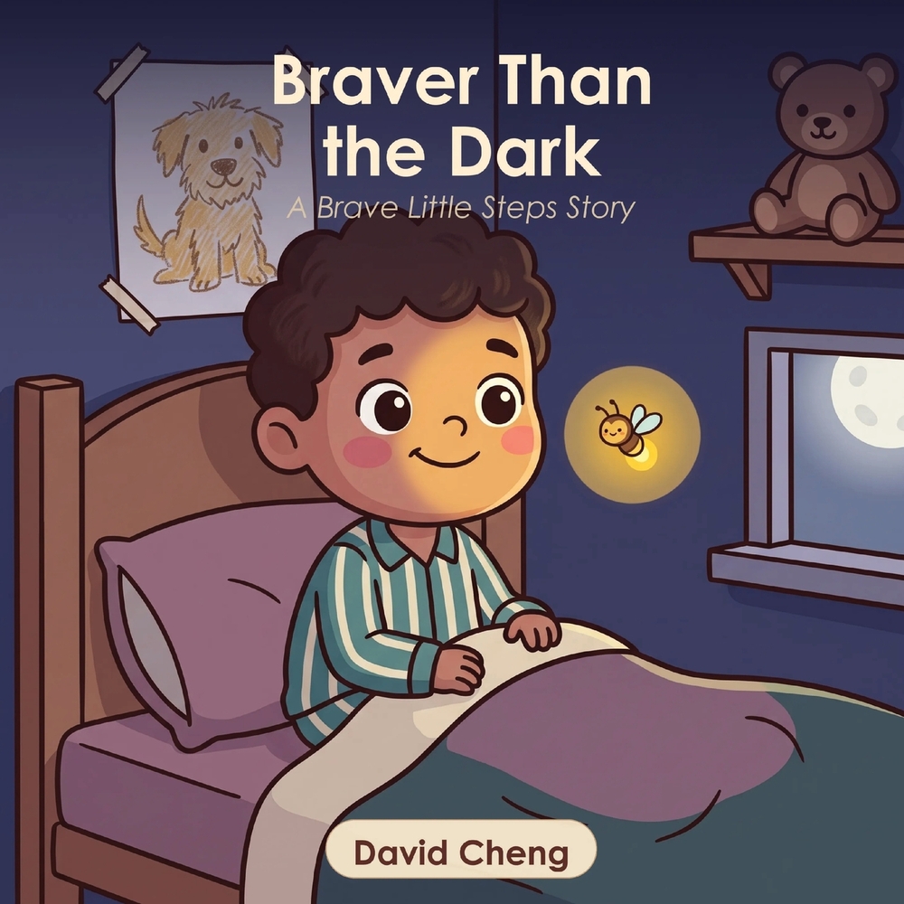 Braver Than the Dark: A Gentle Bedtime Story to Help Anxious Children Overcome the Fear of the Dark, Calm Big Feelings, and Feel Brave A Calming Read- cover