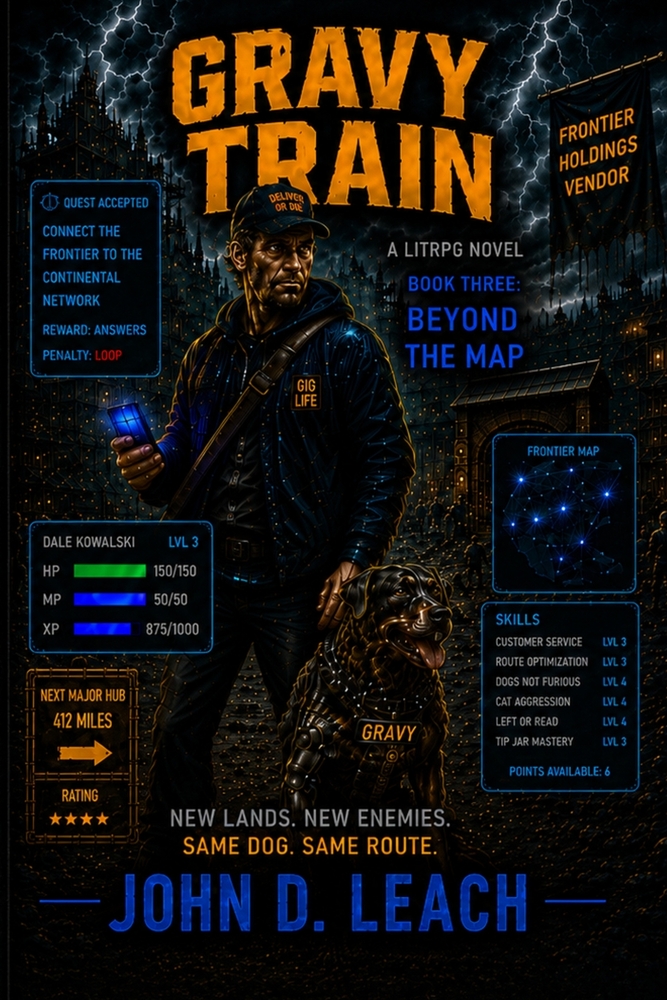 Gravy Train: A LitRPG Novel - Book Three: Beyond The Map cover
