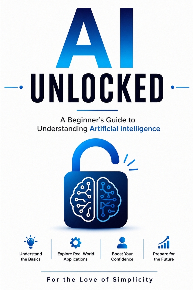 AI Unlocked: A Beginner's Guide to Understanding Artificial Intelligence cover