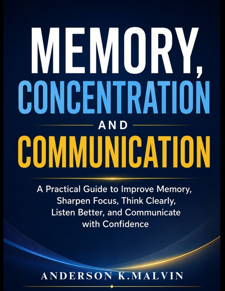 Memory, Concentration And Communication: A Practical Guide to Improve Memory, Sharpen Focus, Think Clearly, Listen Better, and Communicate with Confid cover