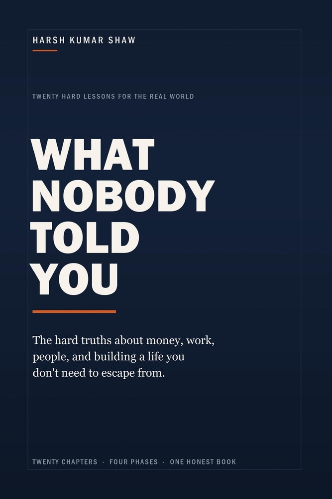 What Nobody Told You: The Hard Truths About Money, Work, People, and Building a Life You Don't Need to Escape From cover
