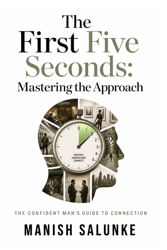 The First Five Seconds: Mastering the Approach: Real-World Conversation Starters for Natural Confidence, Observation-Based Openers, Body Language Skil cover