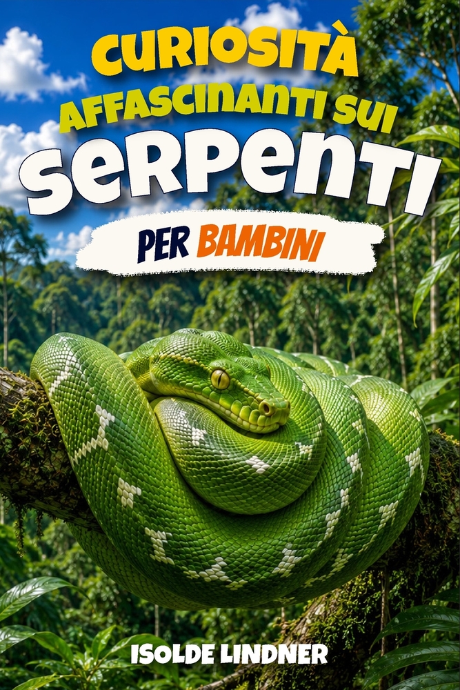 Curiosità affascinanti sui serpenti per bambini intelligenti: Scopri le vite segrete, le straordinarie adattazioni e il mondo straordinario dei rettil cover