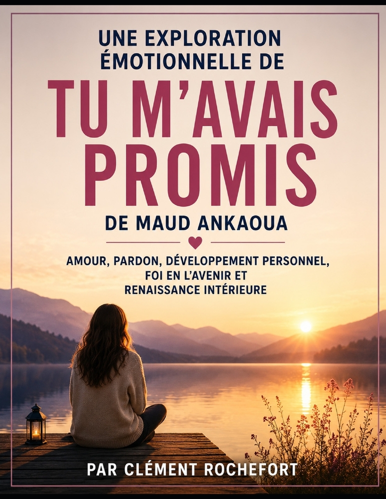 Une exploration émotionnelle de Tu m'avais promis de Maud Ankaoua: Amour, pardon, développement personnel, foi en l'avenir et renaissance intérieure cover