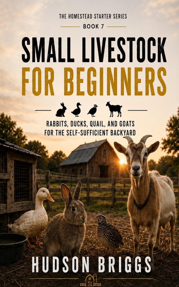 Small Livestock for Beginners: Rabbits, Ducks, Quail, and Goats for the Self-Sufficient Backyard cover