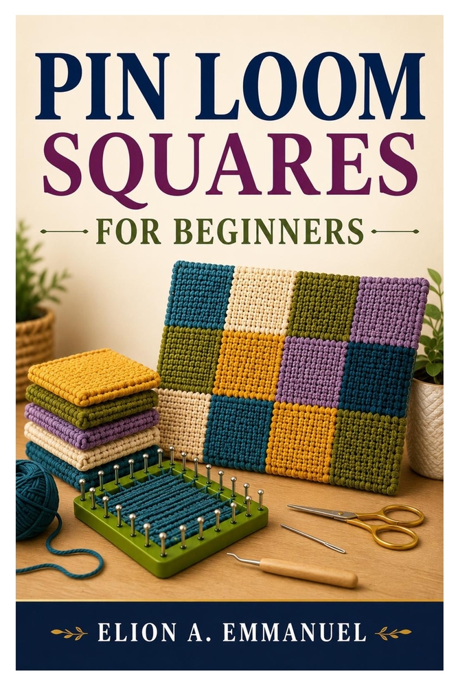 Pin Loom Squares for Beginners: Master Simple Squares With Confidence cover