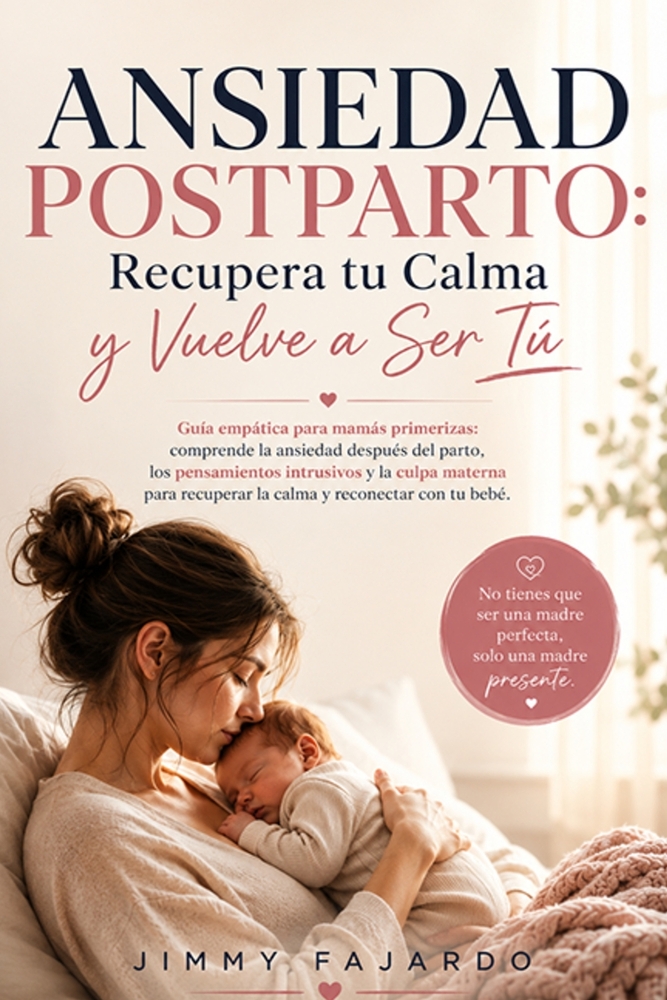 Ansiedad Postparto: Recupera tu Calma y Vuelve a Ser Tú Guía empática para mamás primerizas: comprende la ansiedad después del parto, los pensamientos cover