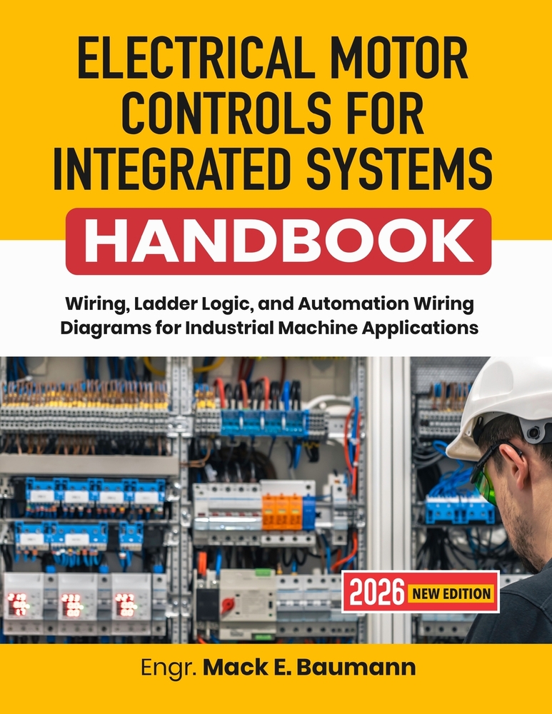 Electrical Motor Controls for Integrated Systems Handbook: Wiring, Ladder Logic, and Automation Wiring Diagrams for Industrial Machine Applications cover