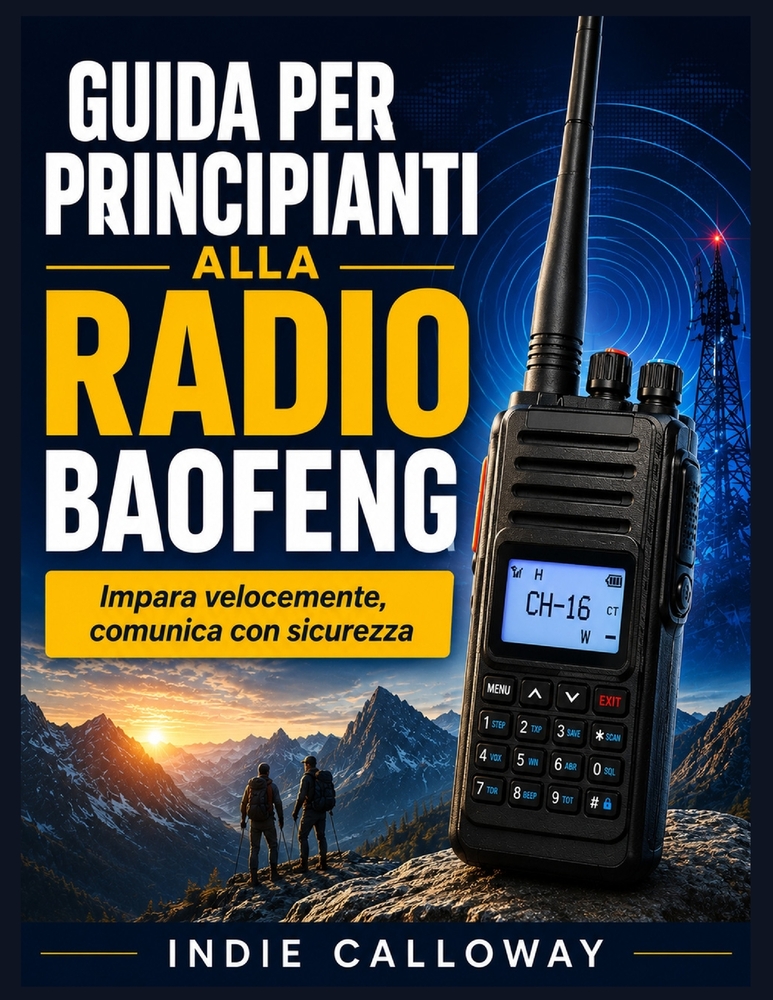 Guida per principianti alla radio Baofeng: Impara velocemente, comunica con sicurezza cover