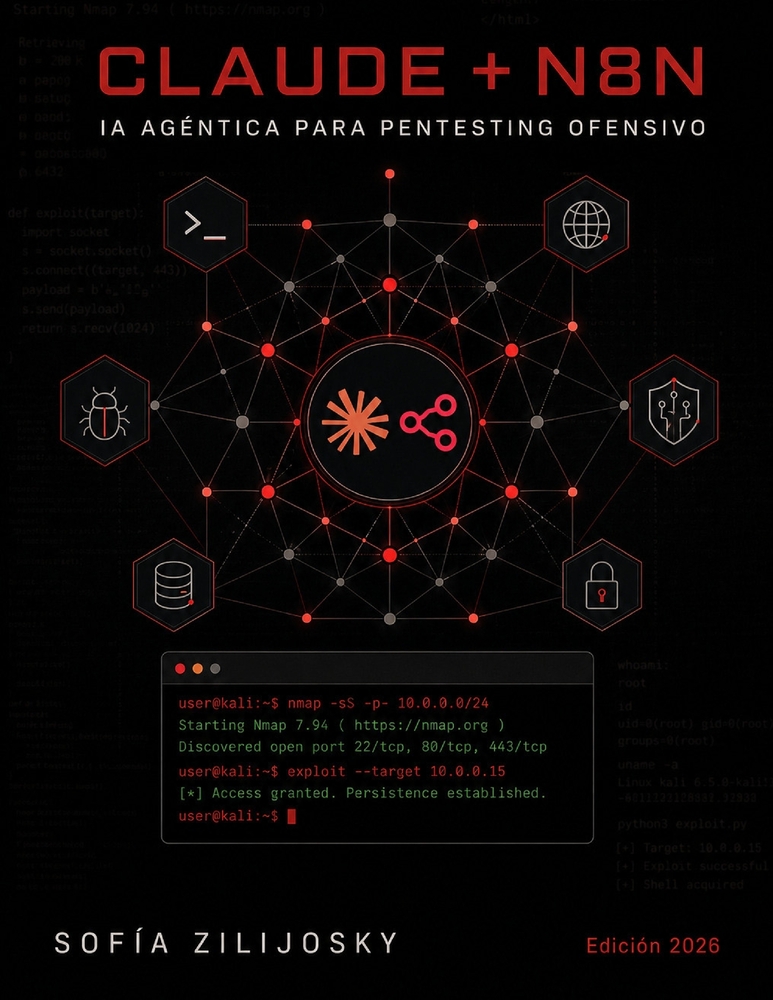 Ia Agéntica Para Pentesting Ofensivo: Automatiza reconocimiento, explotación y reportes con Claude Code y n8n cover