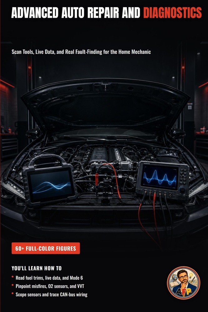 Advanced Auto Repair and Diagnostics: Engine, Drivetrain, and Electronics for the Serious Home Mechanic cover