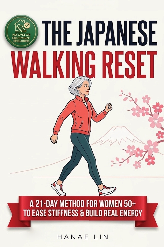 The Japanese Walking Reset: A 21-Day Interval Walking Method for Women 50+ to Ease Everyday Stiffness, Build Real Energy, and Stay Independent Without cover