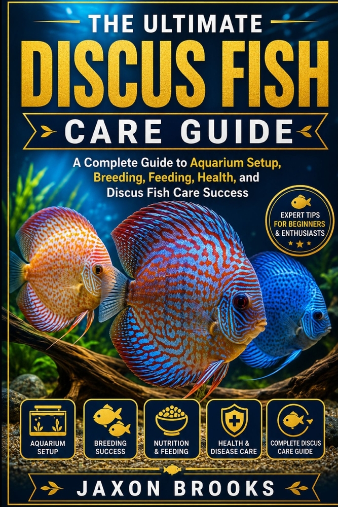 The Ultimate Discus Fish Care Guide: A Complete Guide to Aquarium Setup, Breeding, Feeding, Health, and Discus Fish Care Success cover