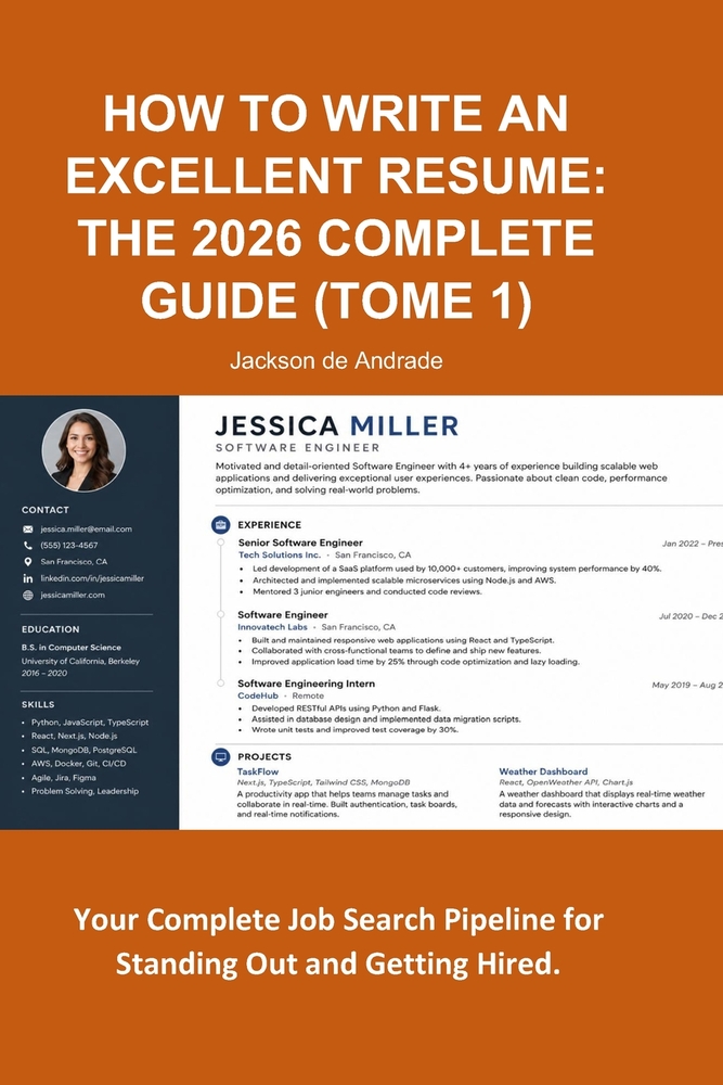 How to Write an Excellent Resume: The 2026 Complete Guide (Tome 1) cover