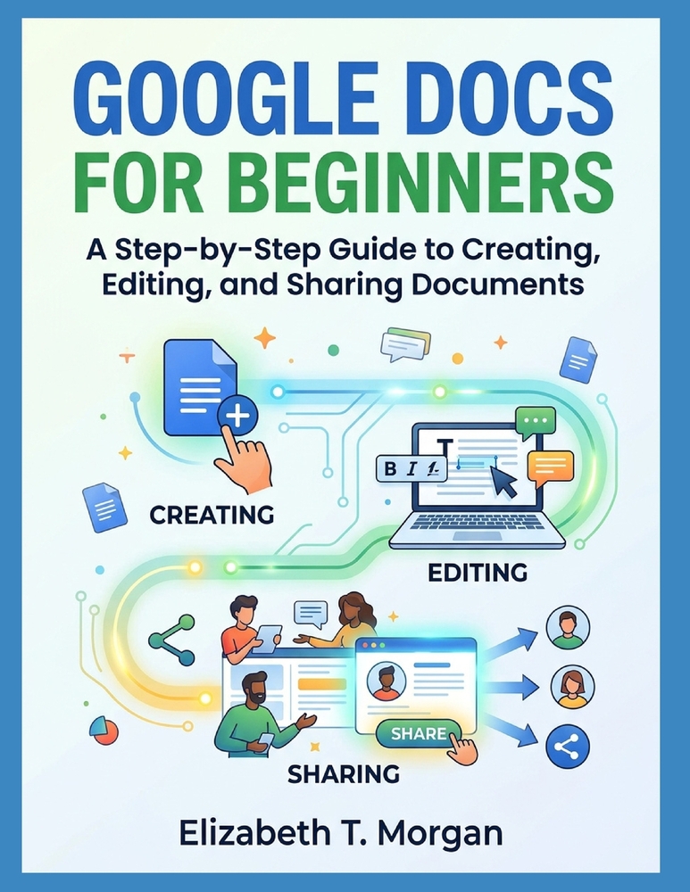 Google Docs for Beginners: A Step-by-Step Guide to Creating, Editing, and Sharing Documents cover