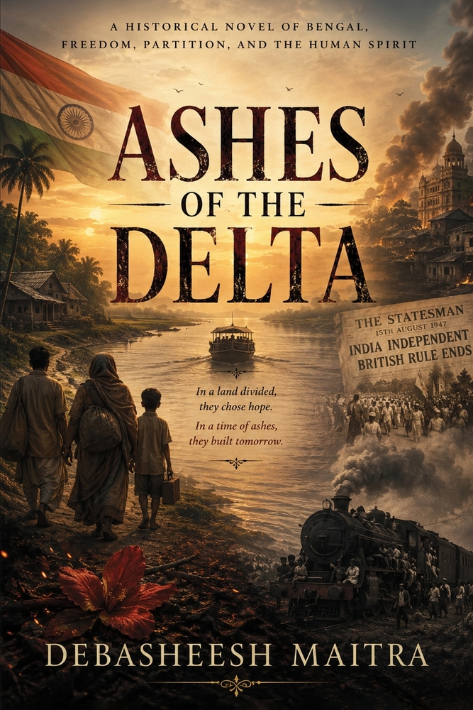 Ashes of the Delta: A Historical Novel of Bengal, Freedom, Partition, and the Human Spirit cover