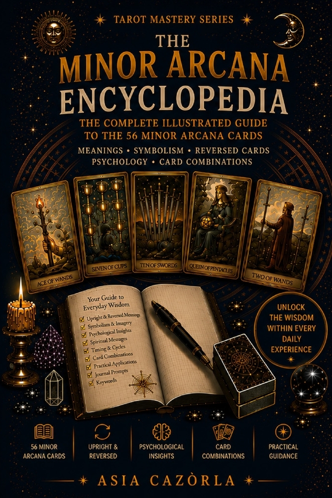 The Minor Arcana Encyclopedia: The Complete Illustrated Guide to the 56 Minor Arcana Cards (I Edition) cover