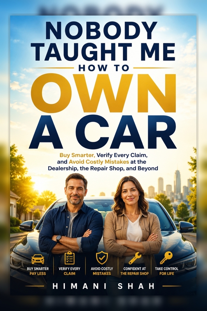 Nobody Taught Me How to Own a Car: Buy Smart, Negotiate Fearlessly, Never Overpay Again cover