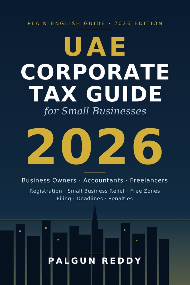 UAE Corporate Tax Guide for Small Businesses 2026: A Plain-English Handbook for Business Owners, Accountants, and Freelancers cover