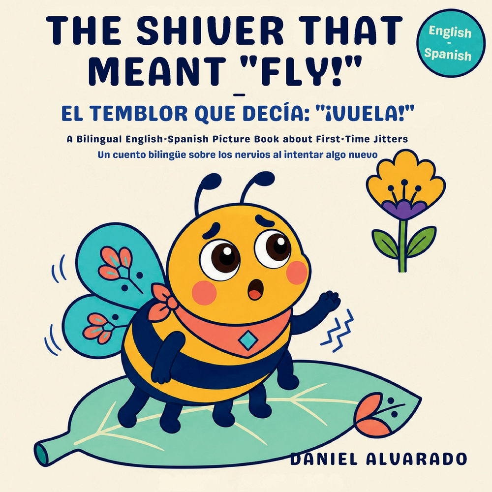 The Shiver That Meant "Fly!" - El temblor que decía: "¡Vuela!" A Bilingual English-Spanish Picture Book about First-Time Jitters cover