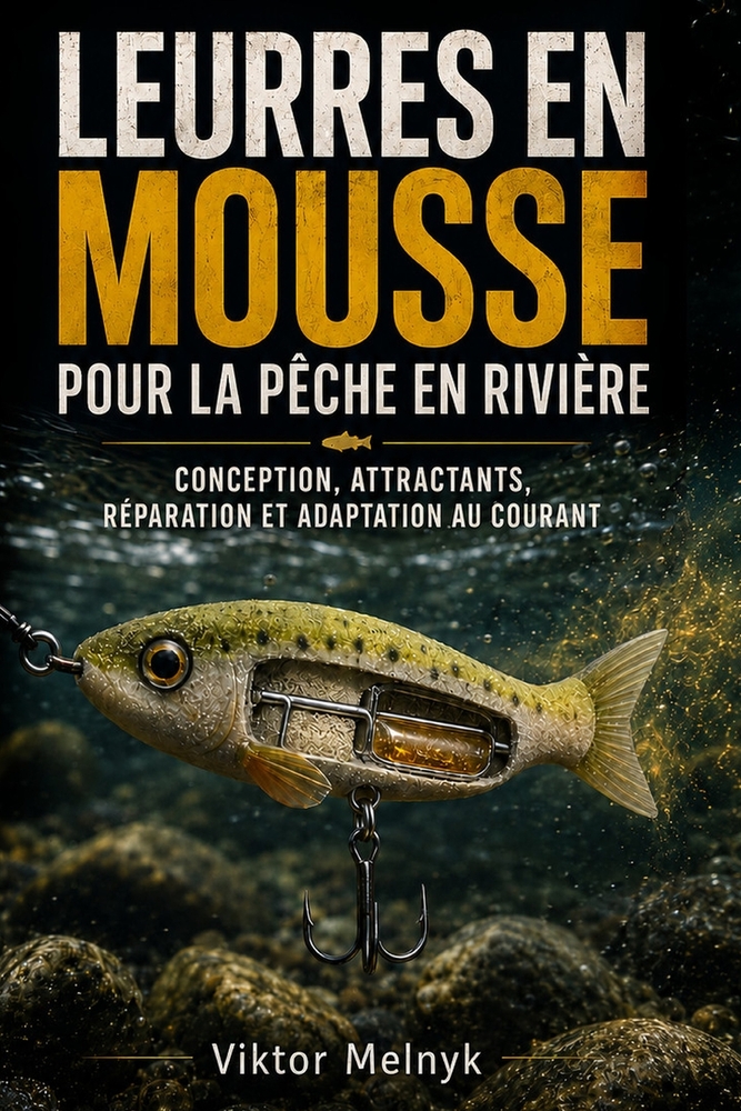 Leurres en mousse pour la pêche en rivière.: Conception, attractants, réparation et adaptation au courant. cover