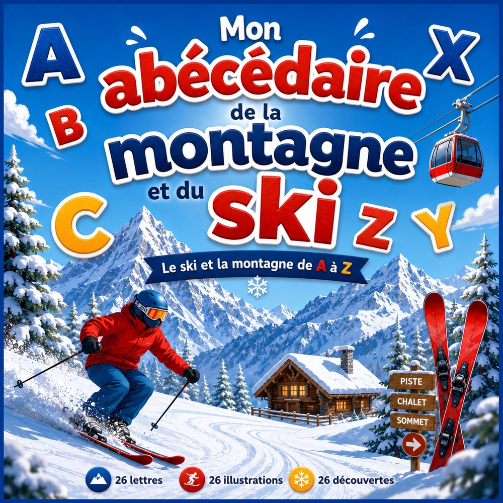 Mon abécédaire de la montagne et du ski: Le ski et la montagne de A à Z cover