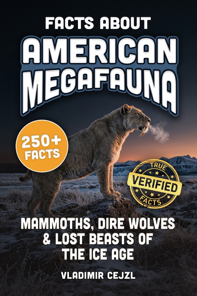 Facts About American Megafauna: Mammoths, Dire Wolves, Saber-Tooths, Giant Sloths, and the Lost Beasts of the Ice Age, With Verified References cover